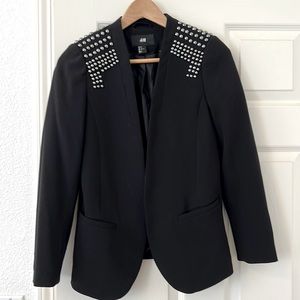 H&M black blazer Size 4